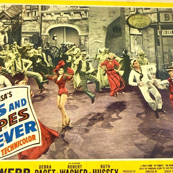 Stars and Stripes Forever 1952 Lobby Card Movie Poster Robert Wagner Clifton Web - Picture 9 of 11